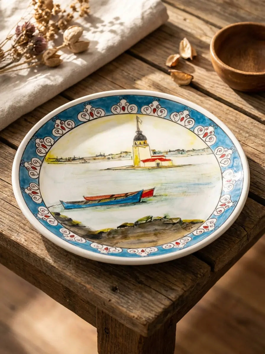 Maiden’s Tower Heritage Plate The Story Kiln