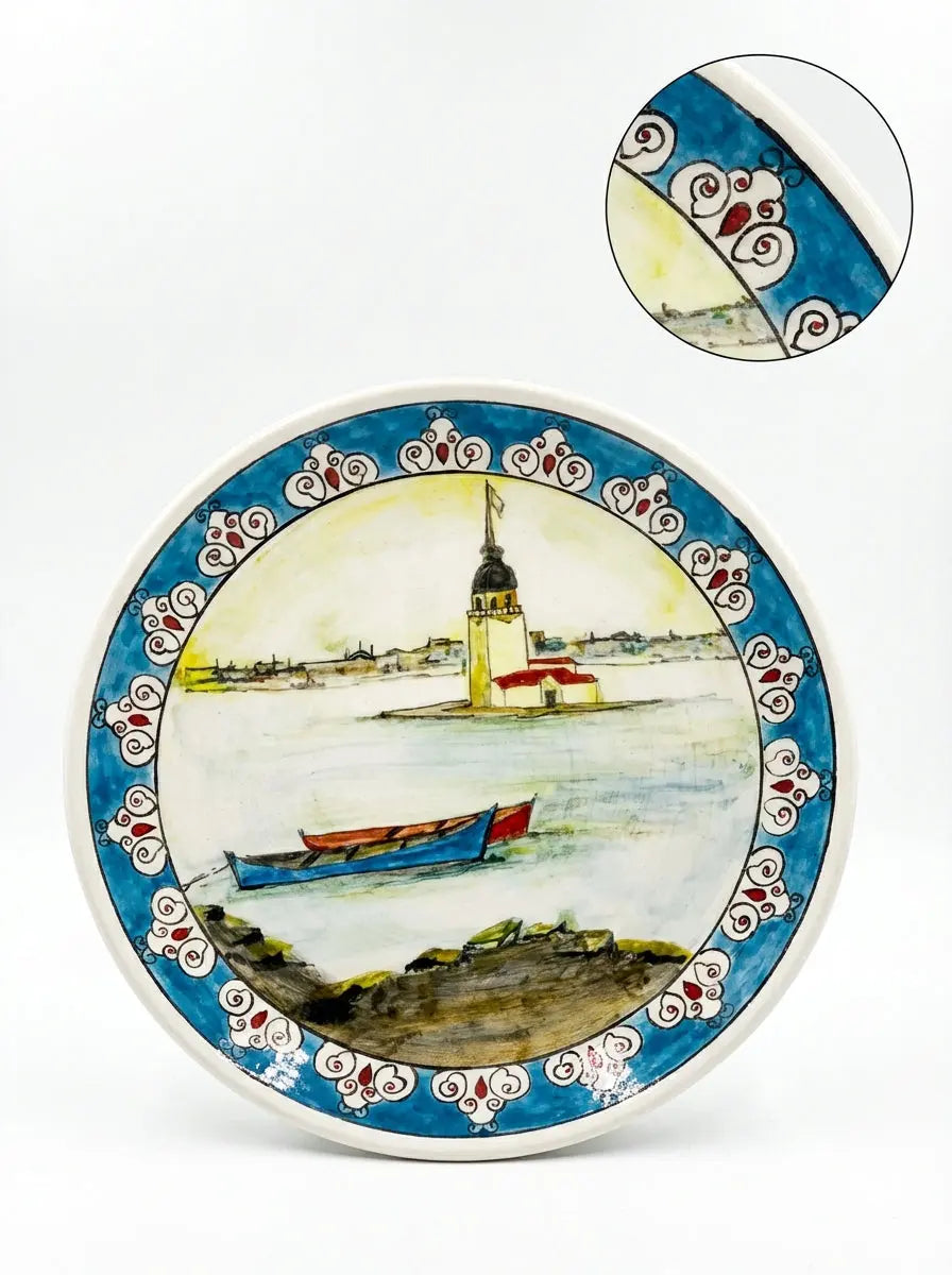 Maiden’s Tower Heritage Plate The Story Kiln