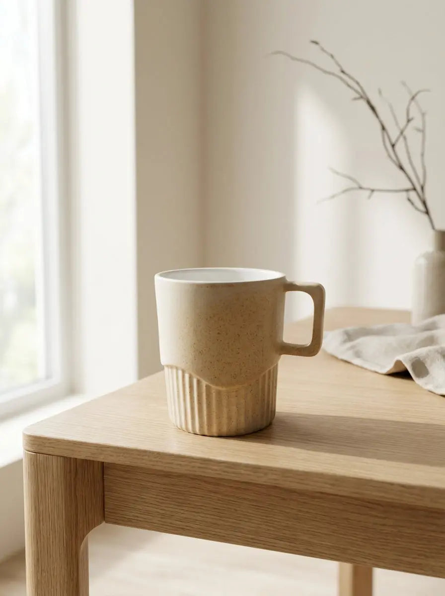 Raw Texture Sandstone Mug The Story Kiln
