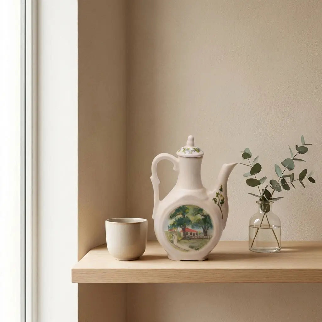 Heritage Hand-Painted Pitcher The Story Kiln