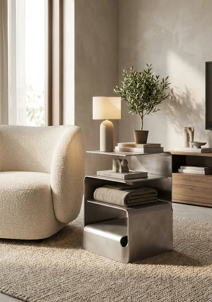 Monolith Multi-Tier Side Table The Story Kiln