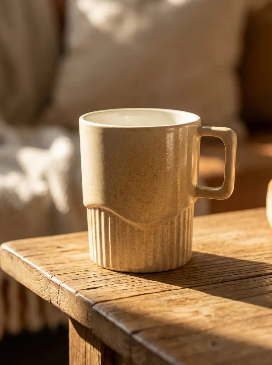 Raw Texture Sandstone Mug The Story Kiln