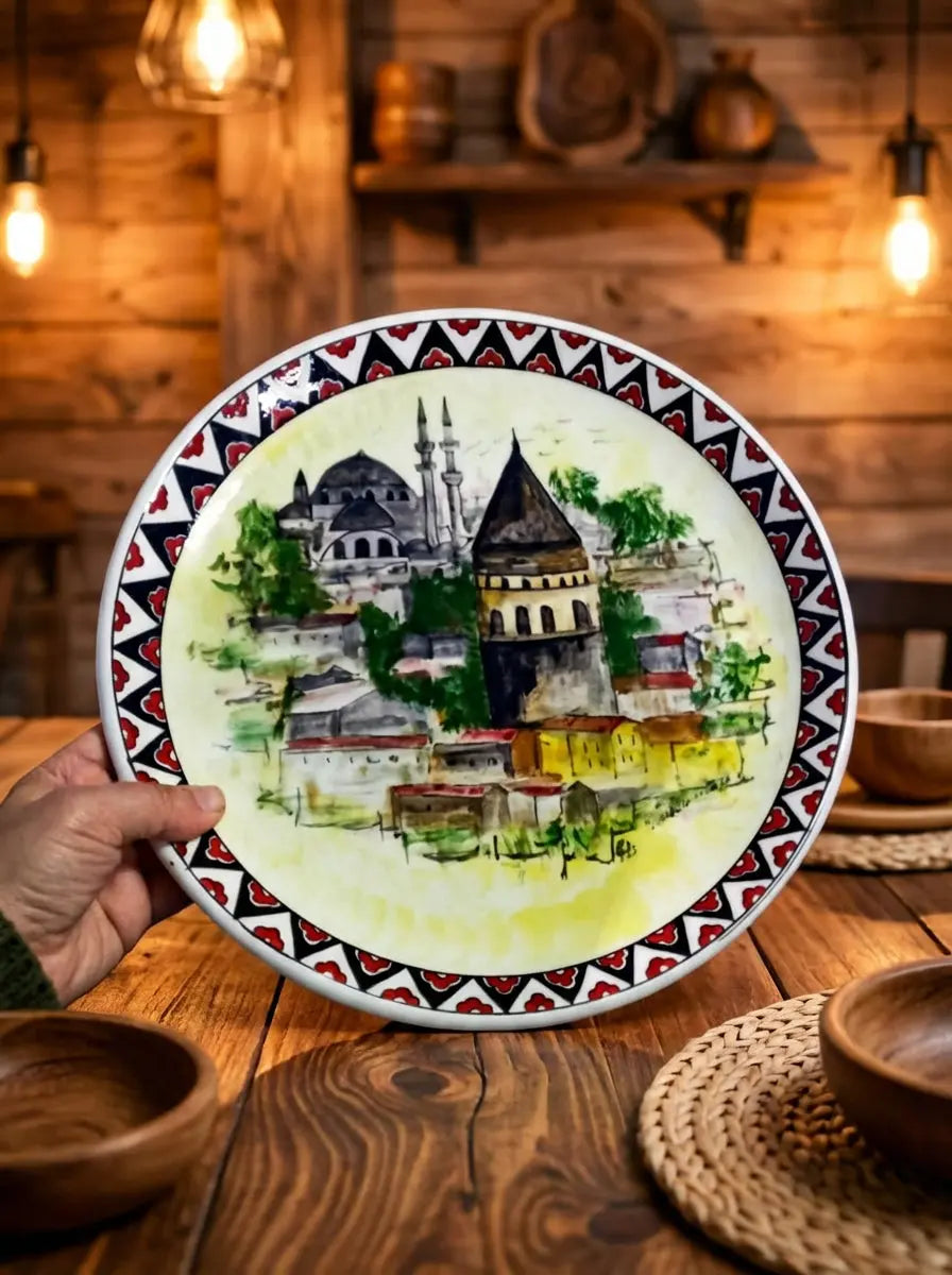 Galata & Blue Mosque Heritage Plate The Story Kiln