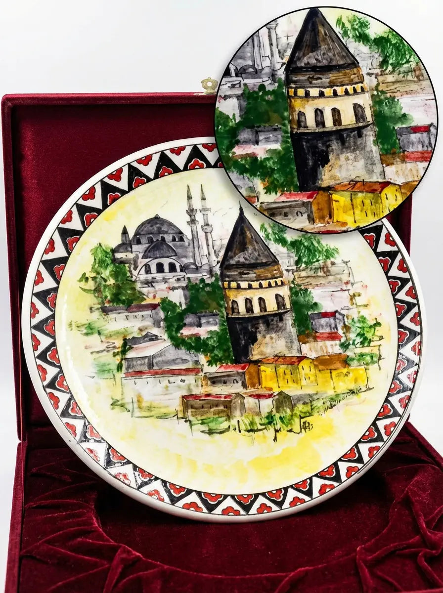 Galata & Blue Mosque Heritage Plate The Story Kiln