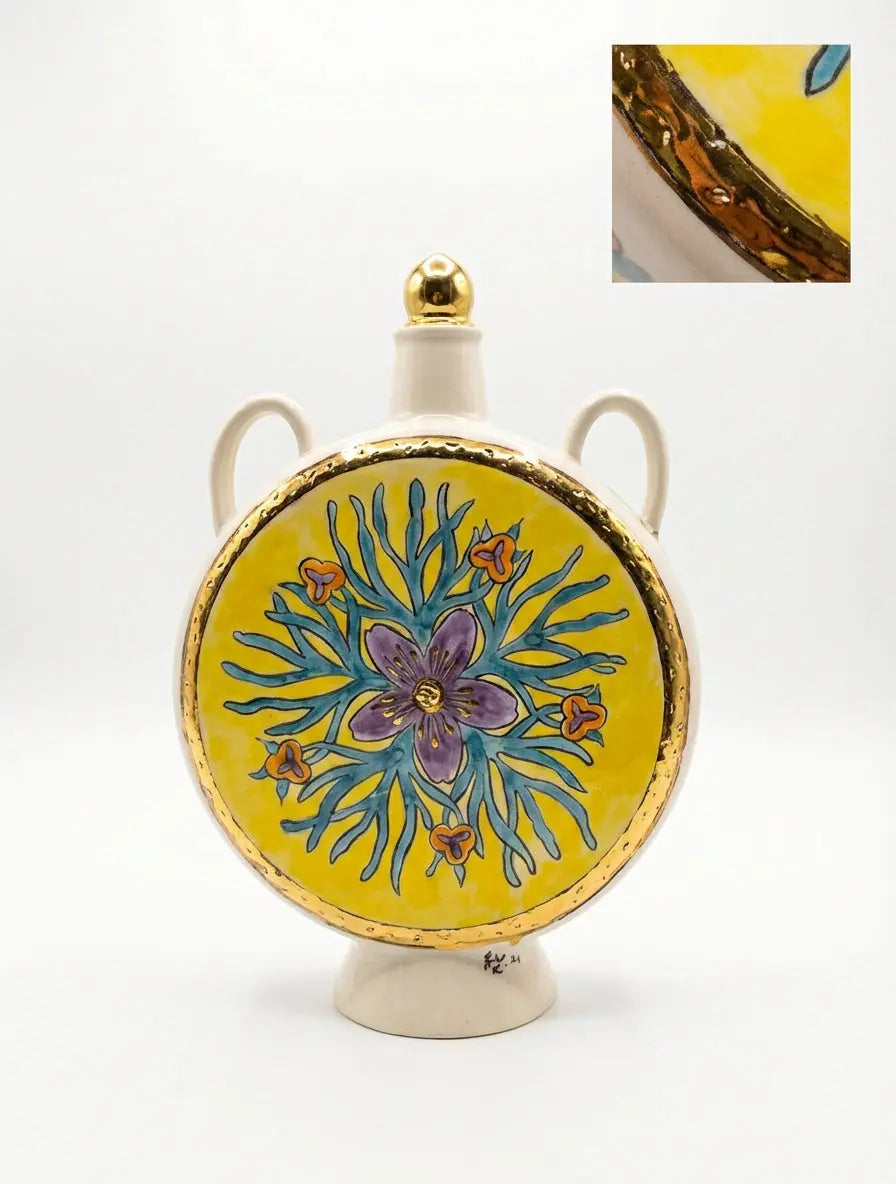 Gilded Botanical Decanter The Story Kiln